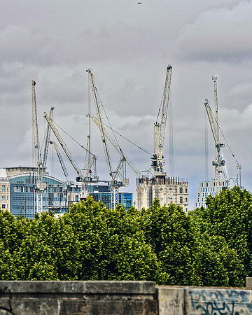 LondonSkyline Cranes