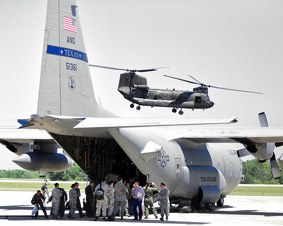 Texas Hercules and Chinook