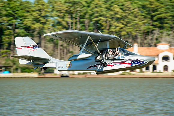 Joel in flight