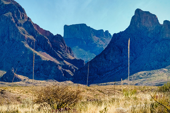 Looking toward the Chisos Basin