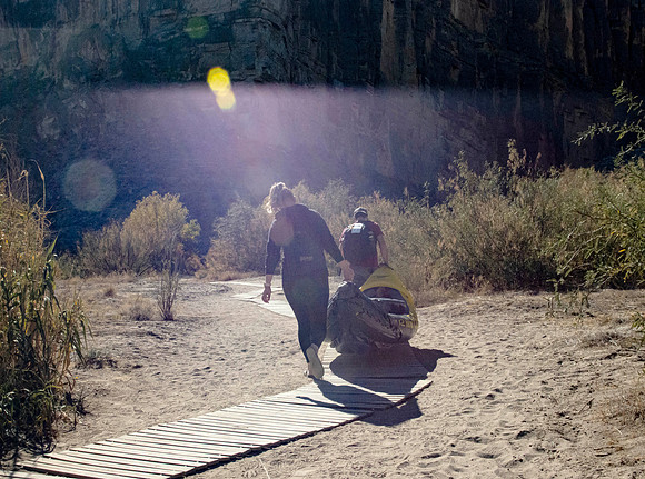 Into the Shadowed Canyon