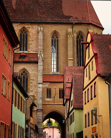 Rothenberg Town and Church entwined