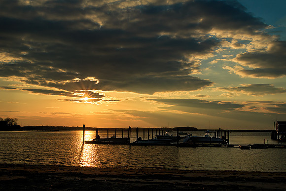 Sunset Monument Beach